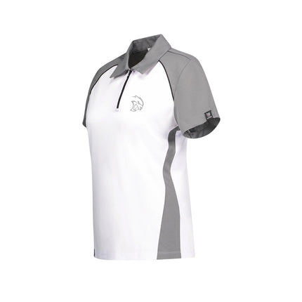 Dodge Hellcat 3D Phoenix Women's Poly Zipper Polo