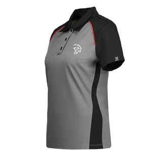 Dodge Hellcat 3D Fallon Women's Poly Button Polo