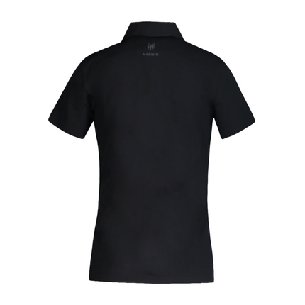 Barcelona Black Women's Seamless Button Polo