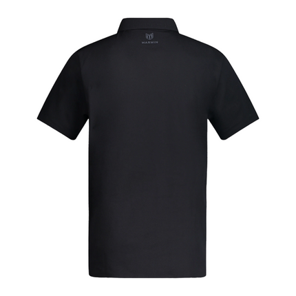 Timeless Black Men's Seamless Button Polo