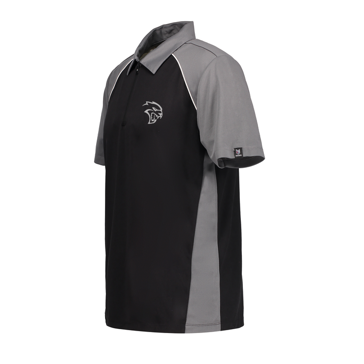 Dodge Hellcat Men's Zipper Polo