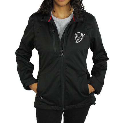 Marwin Sports Dodge Demon Softshell Women's Jacket - Black