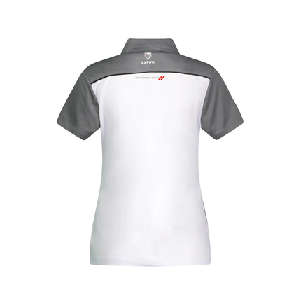 Dodge Hellcat 3D Phoenix Women's Poly Zipper Polo