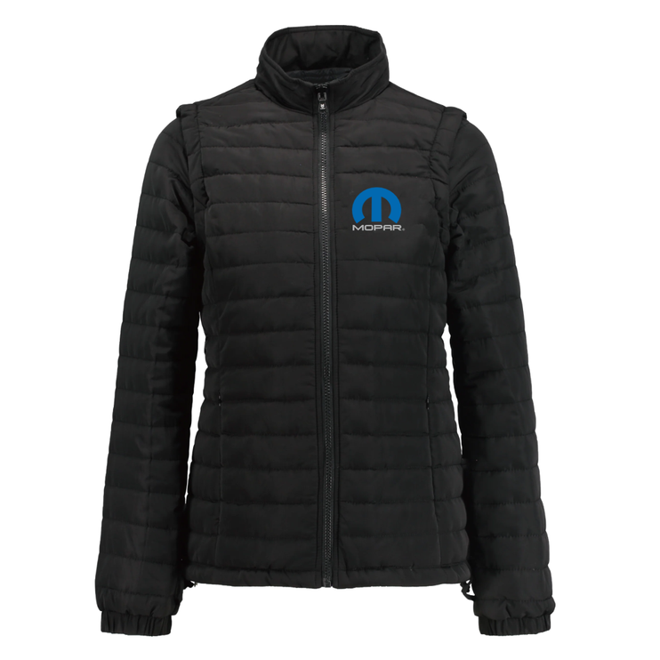 Marwin Sports Mopar Blue Hood 3-in-1 Women's Jacket - Black/Blue