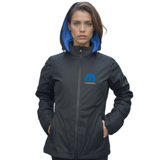 Marwin Sports Mopar Blue Hood 3-in-1 Women's Jacket - Black/Blue