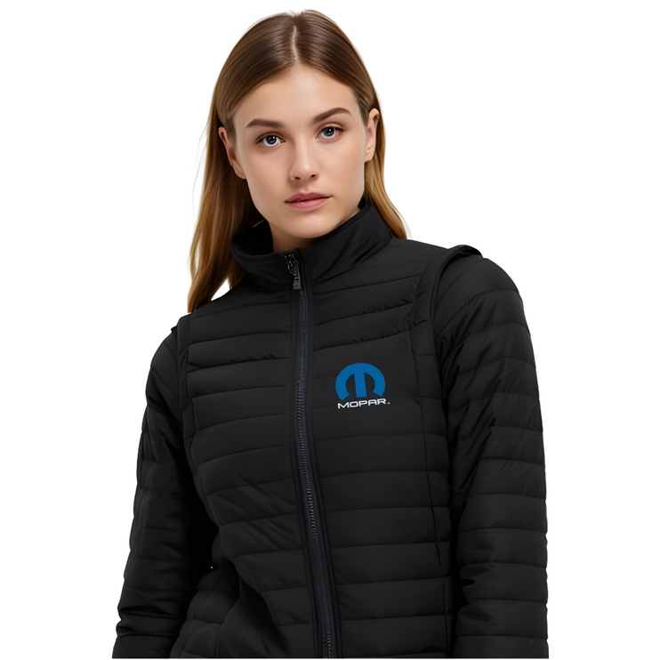 Marwin Sports Mopar Blue Hood 3-in-1 Women's Jacket - Black/Blue