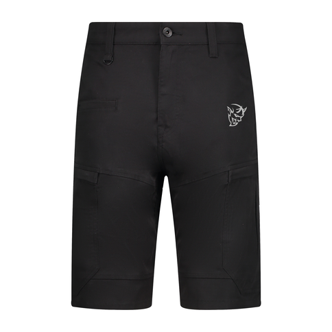 Marwin Sports Dodge Demon Men's Cargo Shorts - Black