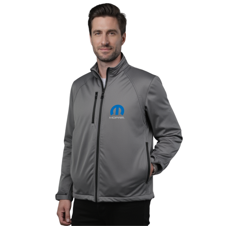 Marwin Sports Mopar Softshell Men's Jacket - Grey/Black