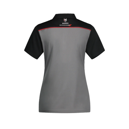 Dodge Hellcat 3D Fallon Women's Poly Button Polo