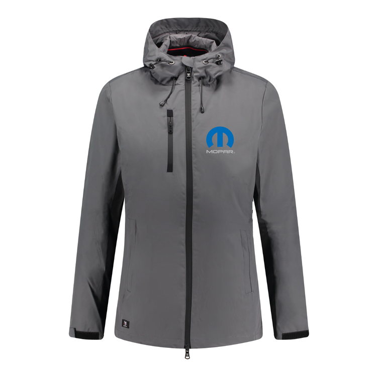 Marwin Sports Mopar Women's Rain Jacket - Grey/Black