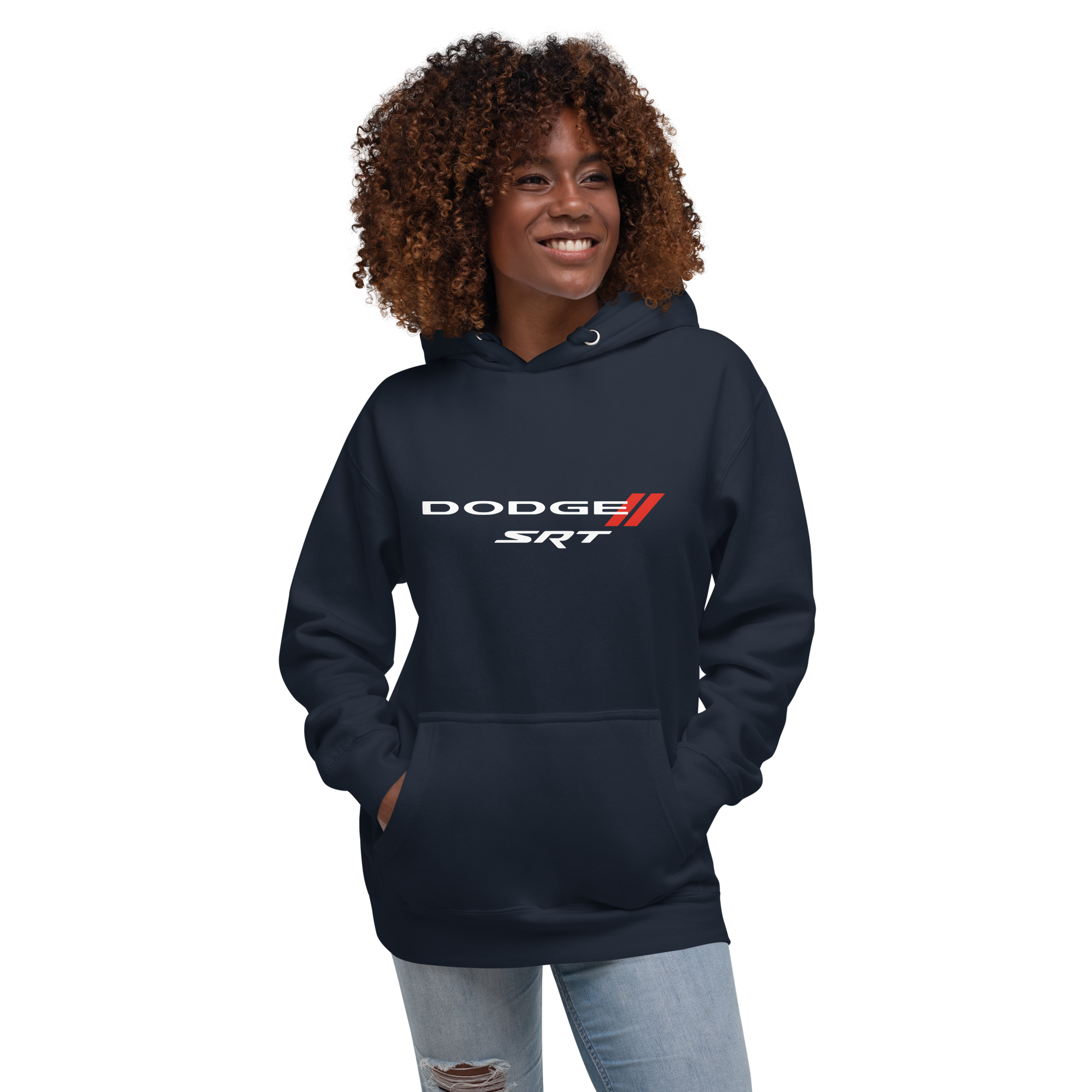 Dodge SRT Unisex Navy Fleece Hoodie